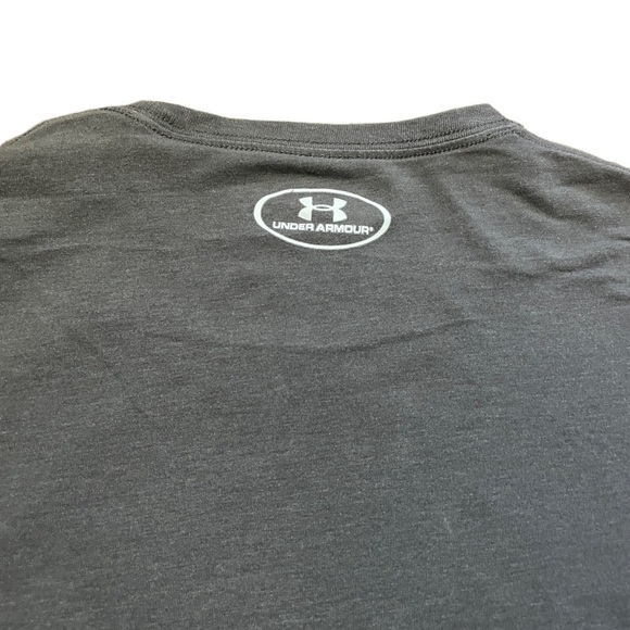 Under Armour Baseball or Nothing T-Shirt Heatgear Gray Tee Loose Fit Size XL - Picture 5 of 11